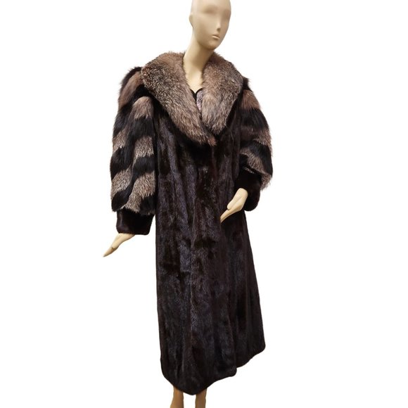 Renfrew Jackets & Blazers - Renfrew Mink & Fox Fur Long Coat